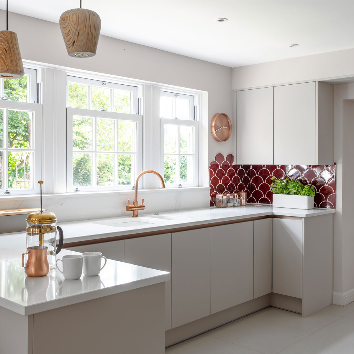 Harewood open plan kitchen