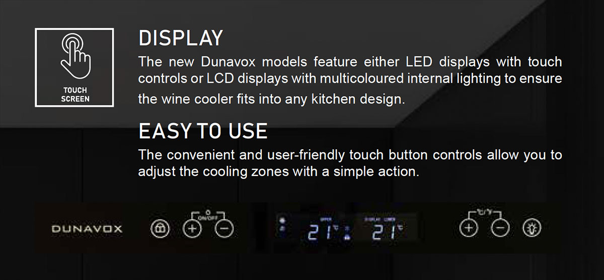 Dunavox touch control