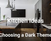 Kitchen ideas dark theme