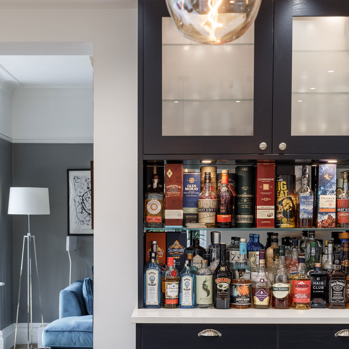 drinks glass cabinet