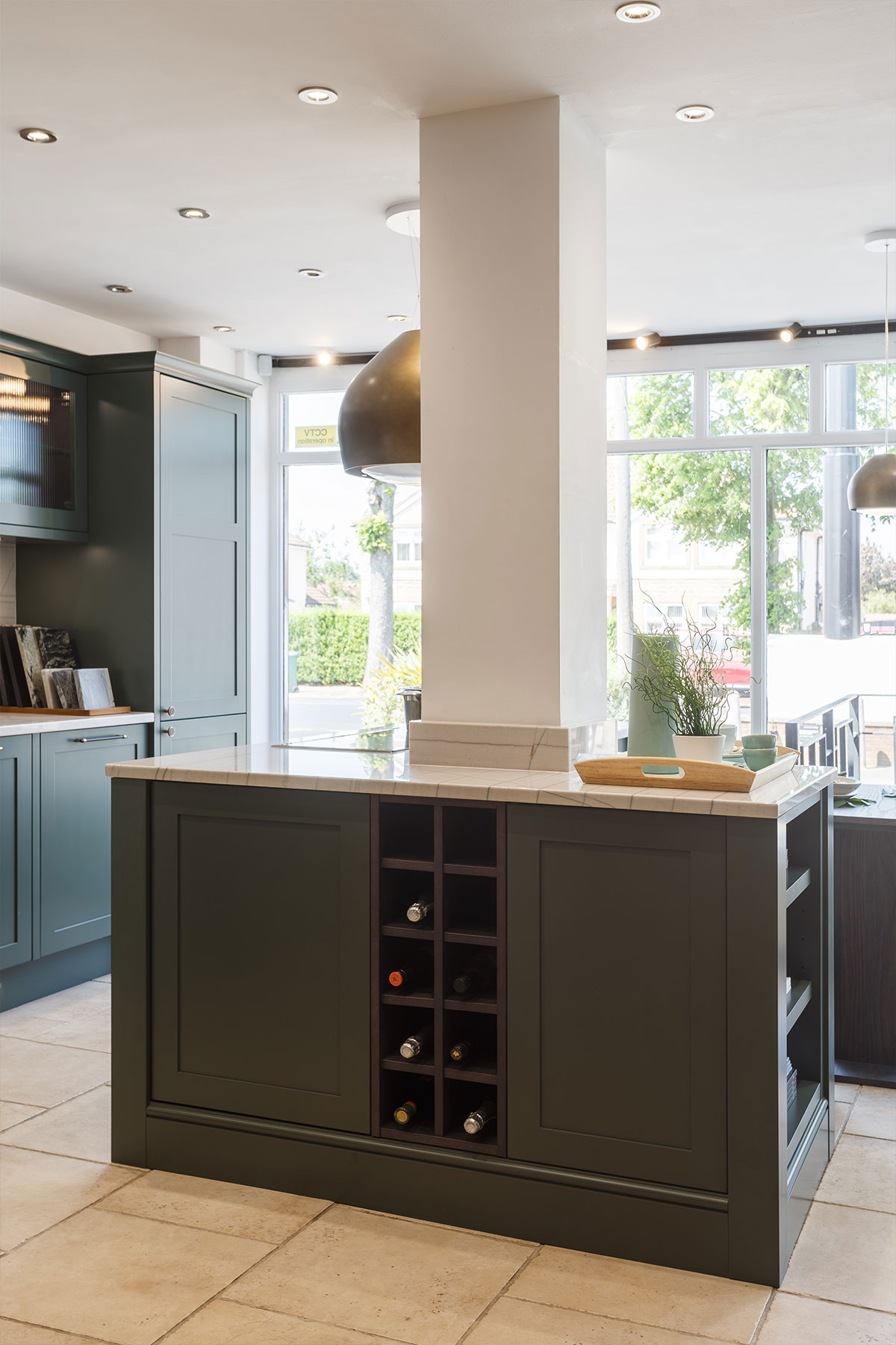 Callerton kitchen wine storage