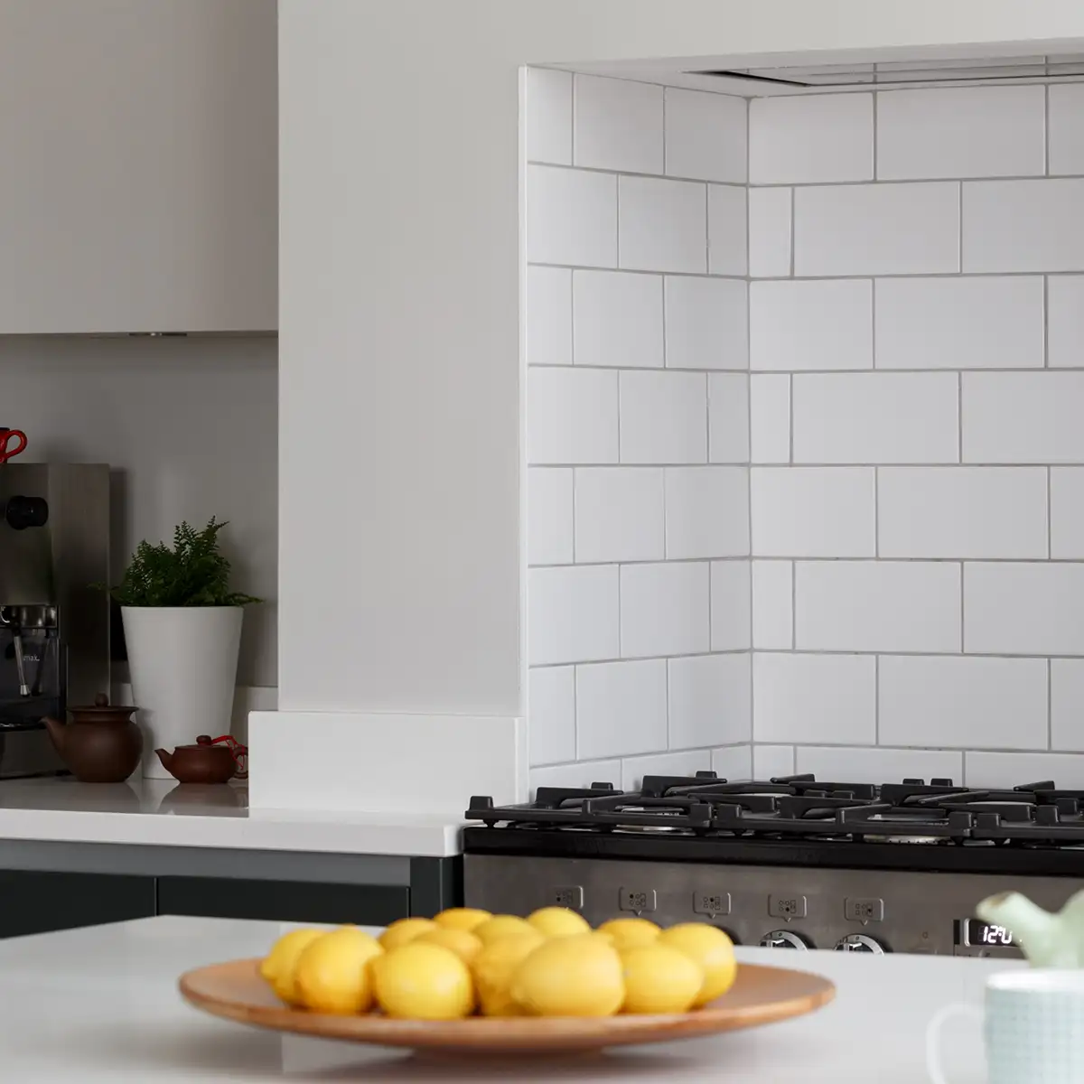 taupe Eucalyptus kitchen