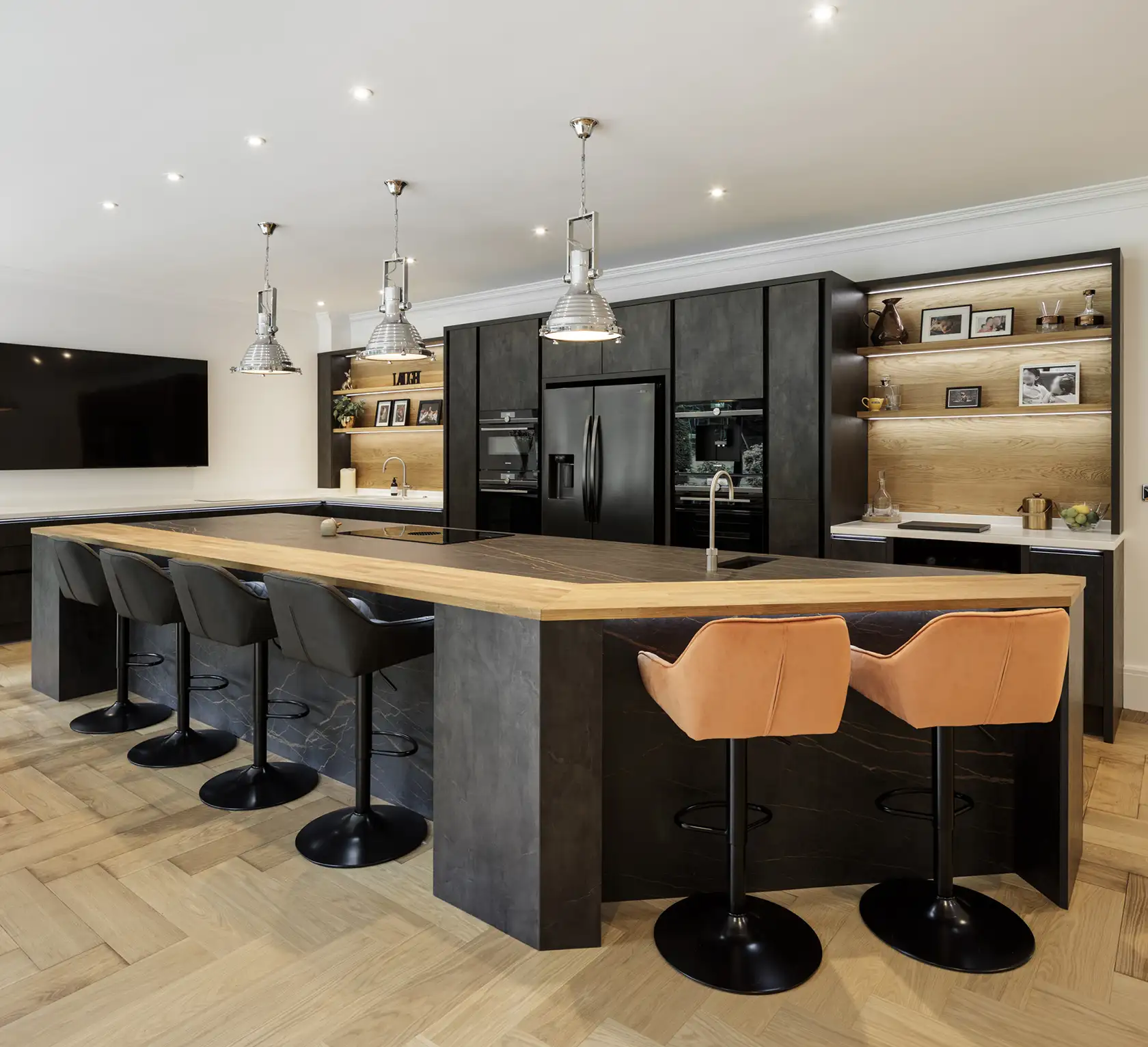 Large open plan kitchens