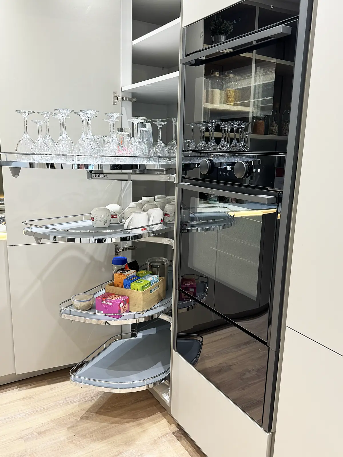 leicht olive grey kitchen